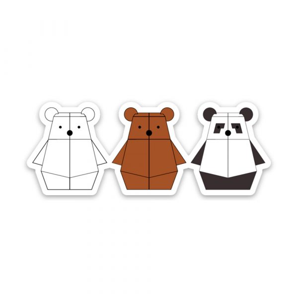 Bearbot Friends magnet by Rayna Lo