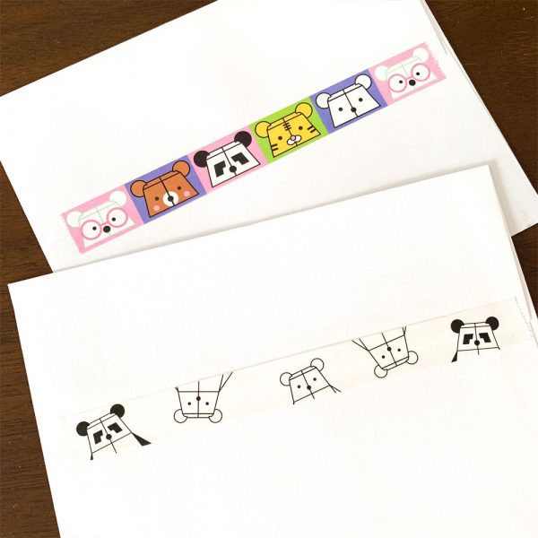 Bear Mindful Washi Tape Set of two by Rayna Lo