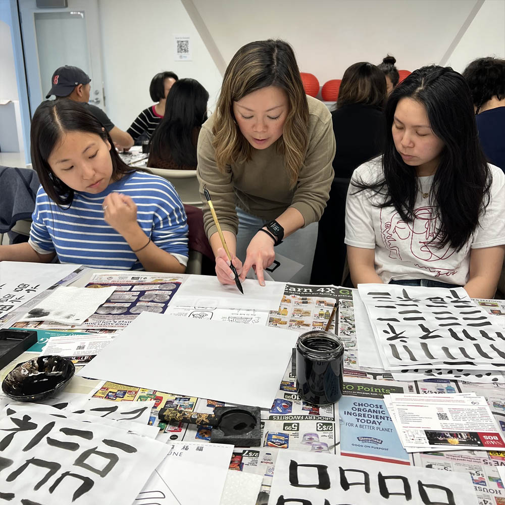 Rayna Lo Chinese Calligraphy Workshop at Pao Arts Center